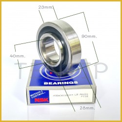 ลูกปืนล้อหลัง โตโยต้า วีโก้ TOYOTA VIGO ปี 2004-2011, TIGER D4D No.40BW06 NSK